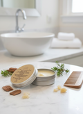 Wilderness Covenant beard balm 2 oz with earthy botanical essential oils and shea butter | Small batch, Michigan made

