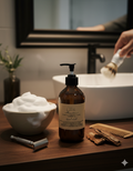 Wilderness Covenant beard wash 8 oz with earthy botanical essential oils | Small batch, Michigan made

