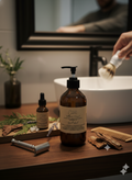 Wilderness Covenant beard wash 8 oz with earthy botanical essential oils | Small batch, Michigan made

