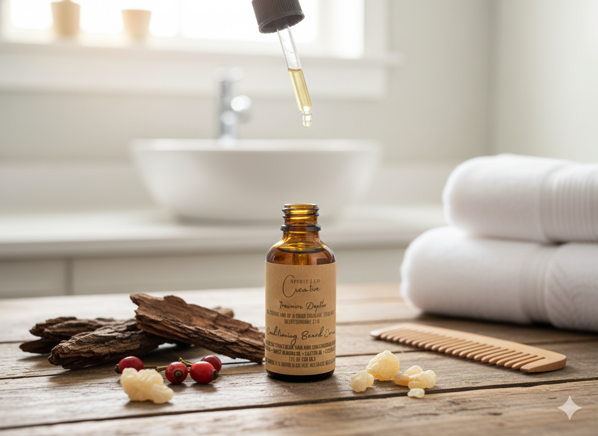 Botanical Beard Serum – Ironwood Depths (1 oz)