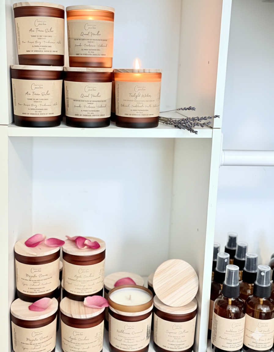 Quiet Harbor Candle | Hand-Poured Coconut Soy Beeswax Candle