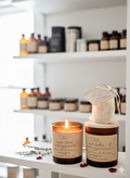 Majestic Dunes and Agate Gardens hand-poured coconut soy beeswax candle bergamot lavender jasmine sandalwood Michigan