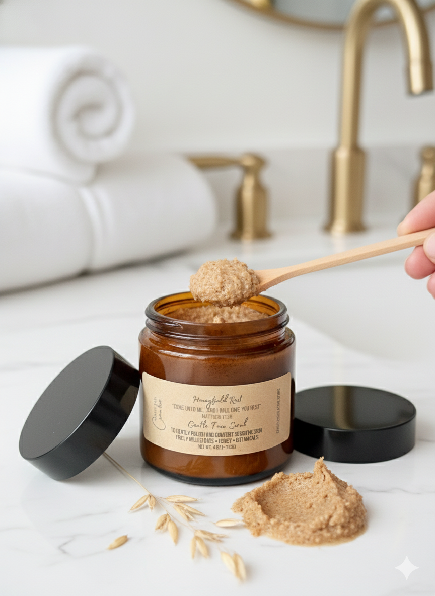 Honeyfield Rest Gentle Face Scrub (4 oz)