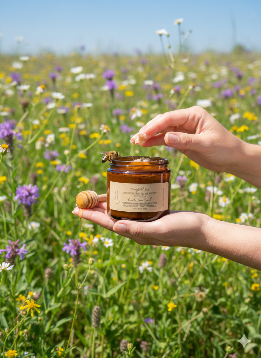 Honeyfield Rest Gentle Face Scrub (4 oz)