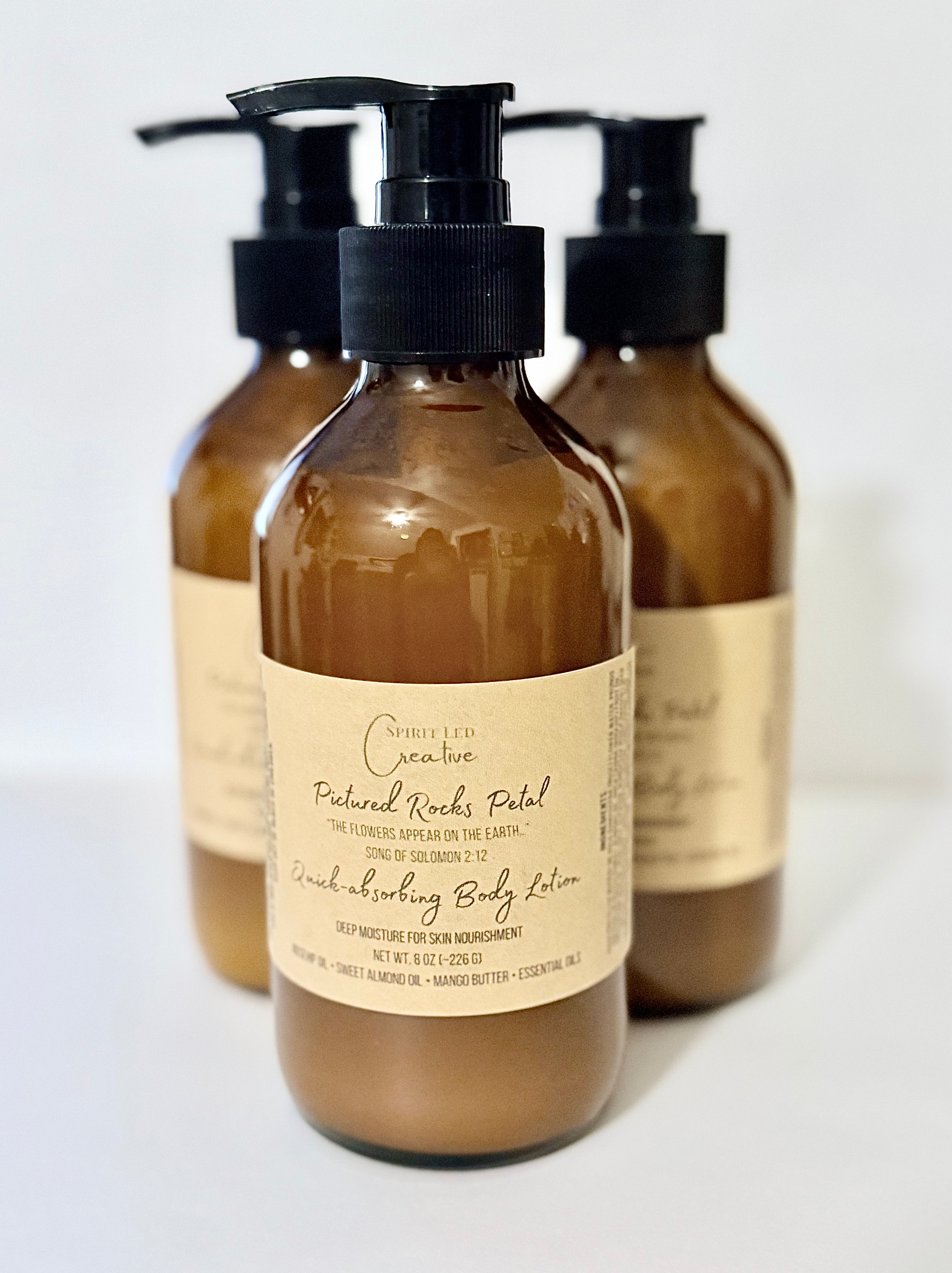 Pictured Rocks Petal Aromatherapy Body Lotion (8 oz) | Bright Botanical Moisturizer