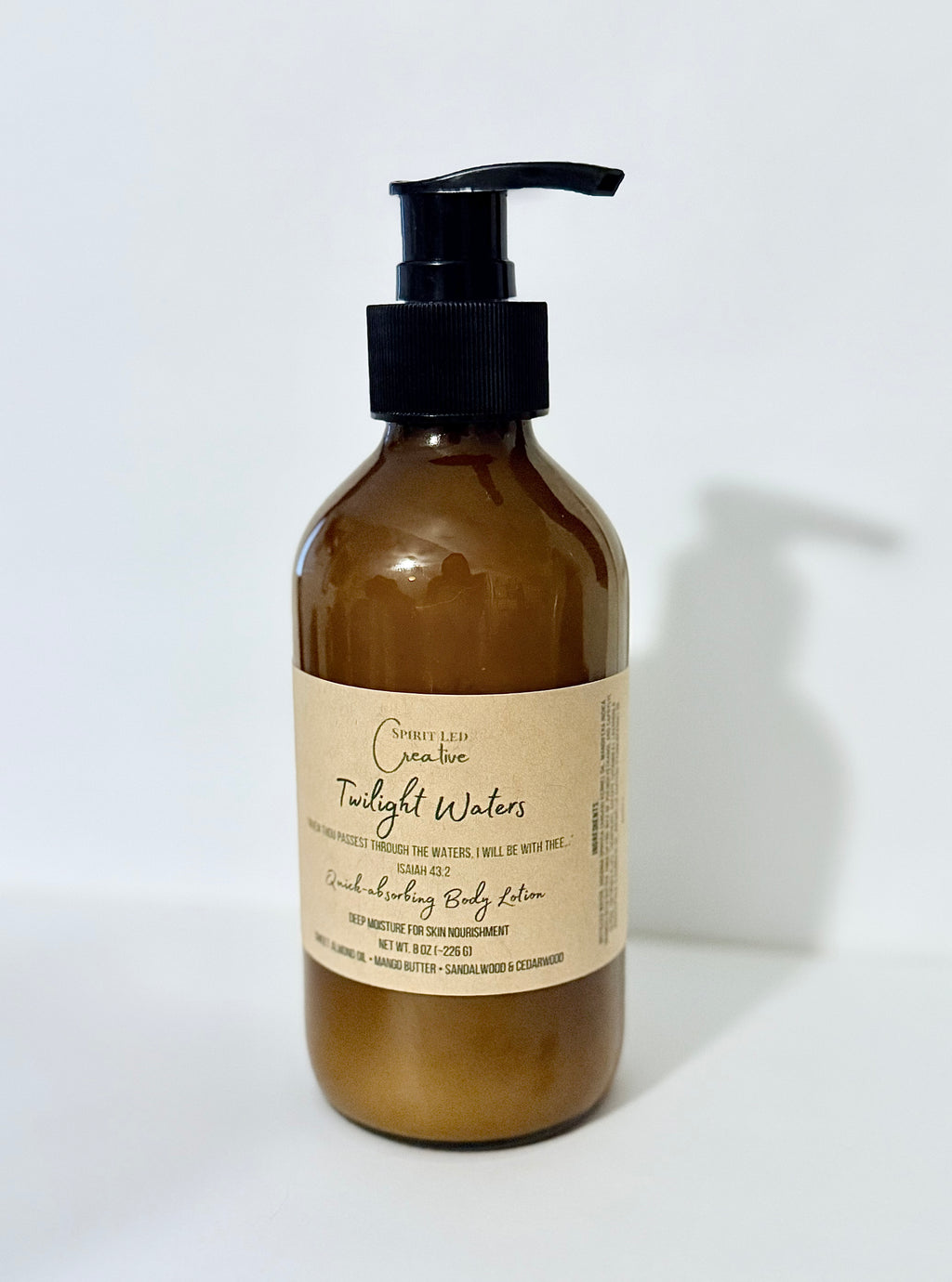 Twilight Waters Aromatherapy Body Lotion (8 oz) | Grounding Botanical Moisturizer