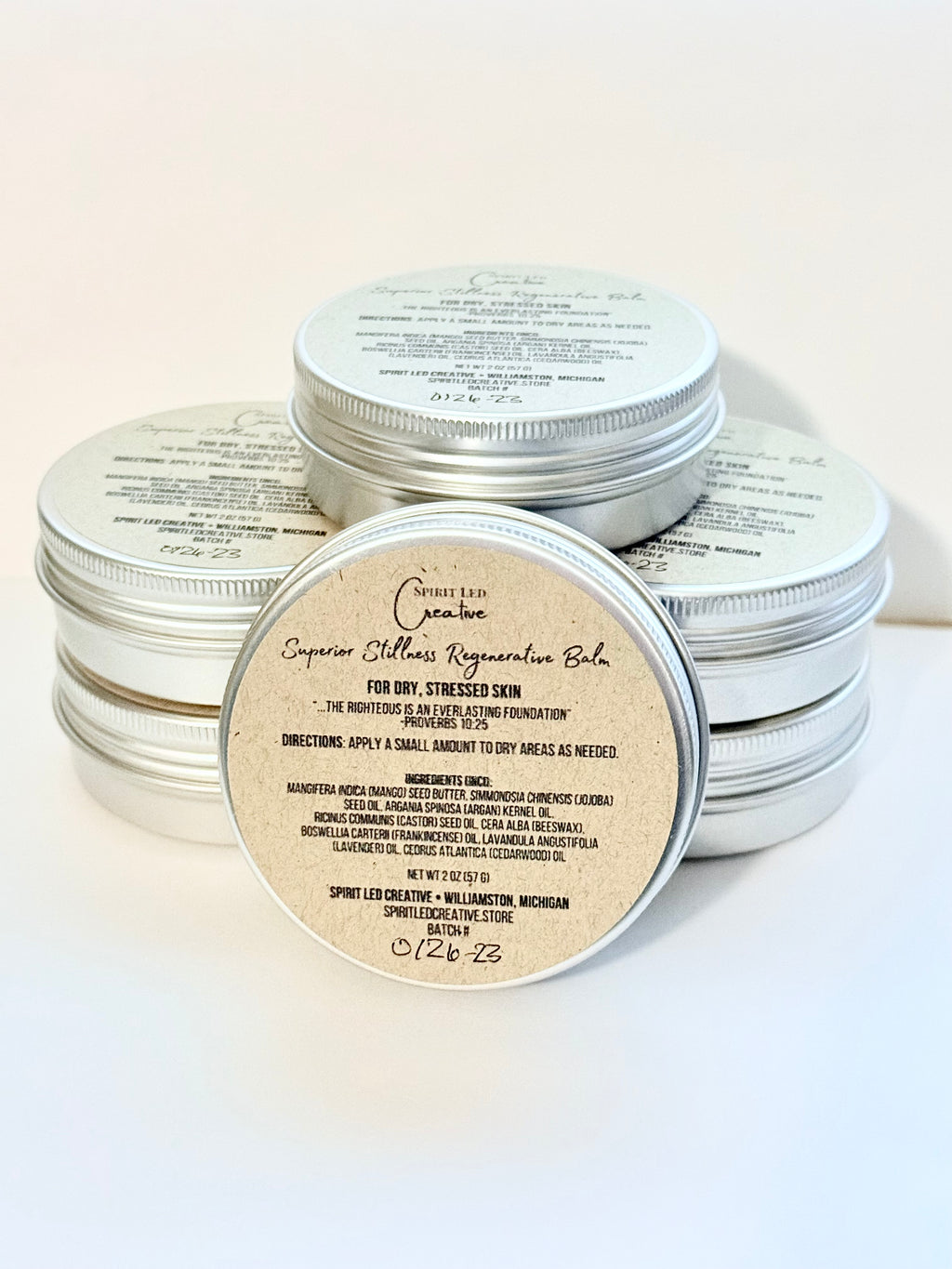 Superior Stillness Regenerative Balm | Calming Botanical Balm for Sensitive, Overworked Skin