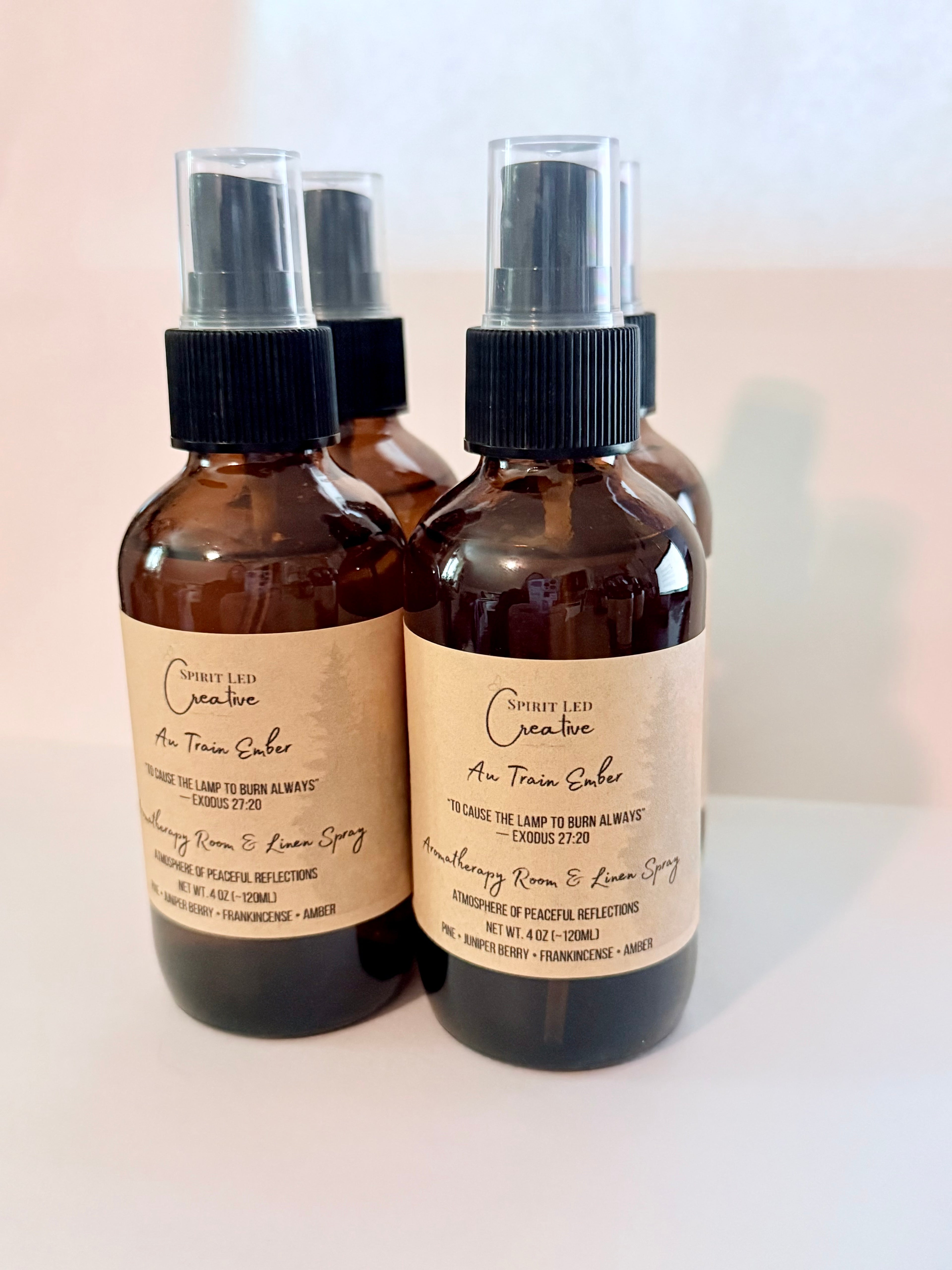 Au Train Ember Room & Linen Spray | Natural Essential Oil Spray (4 oz)