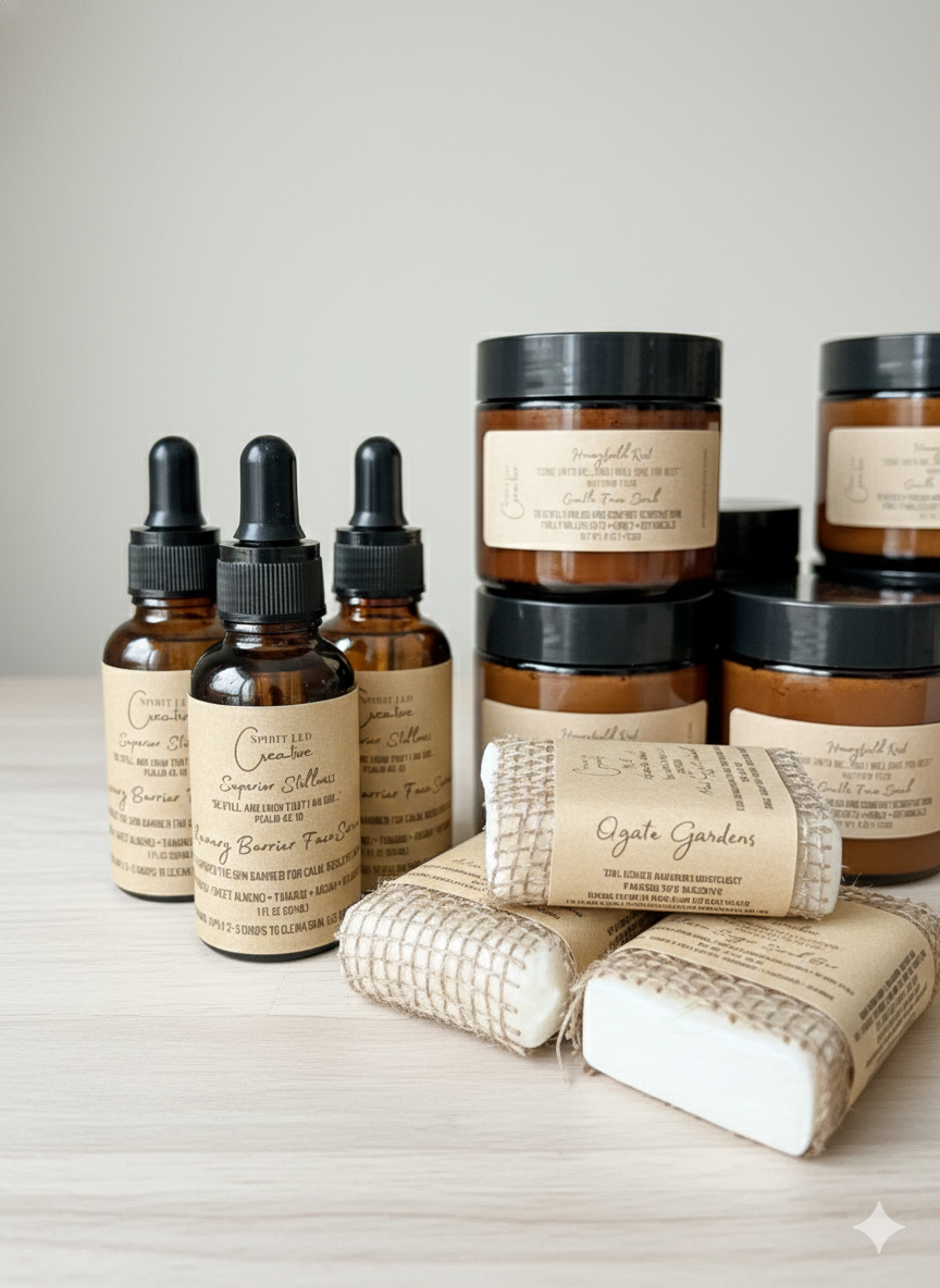 Late Winter Reset ritual bundle seasonal skincare set natural botanical products Michigan