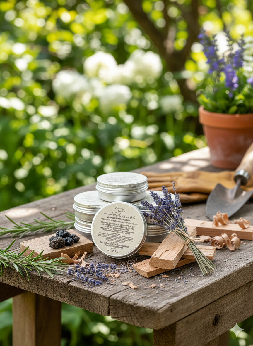 Ironwood Depths healing balm for dry skin cuticles lips natural botanical ingredients