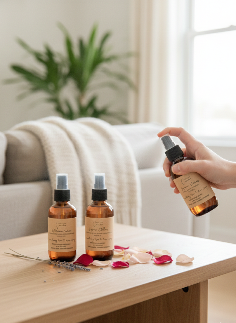 Superior Stillness Room & Linen Spray | Natural Essential Oil Spray (4 oz)