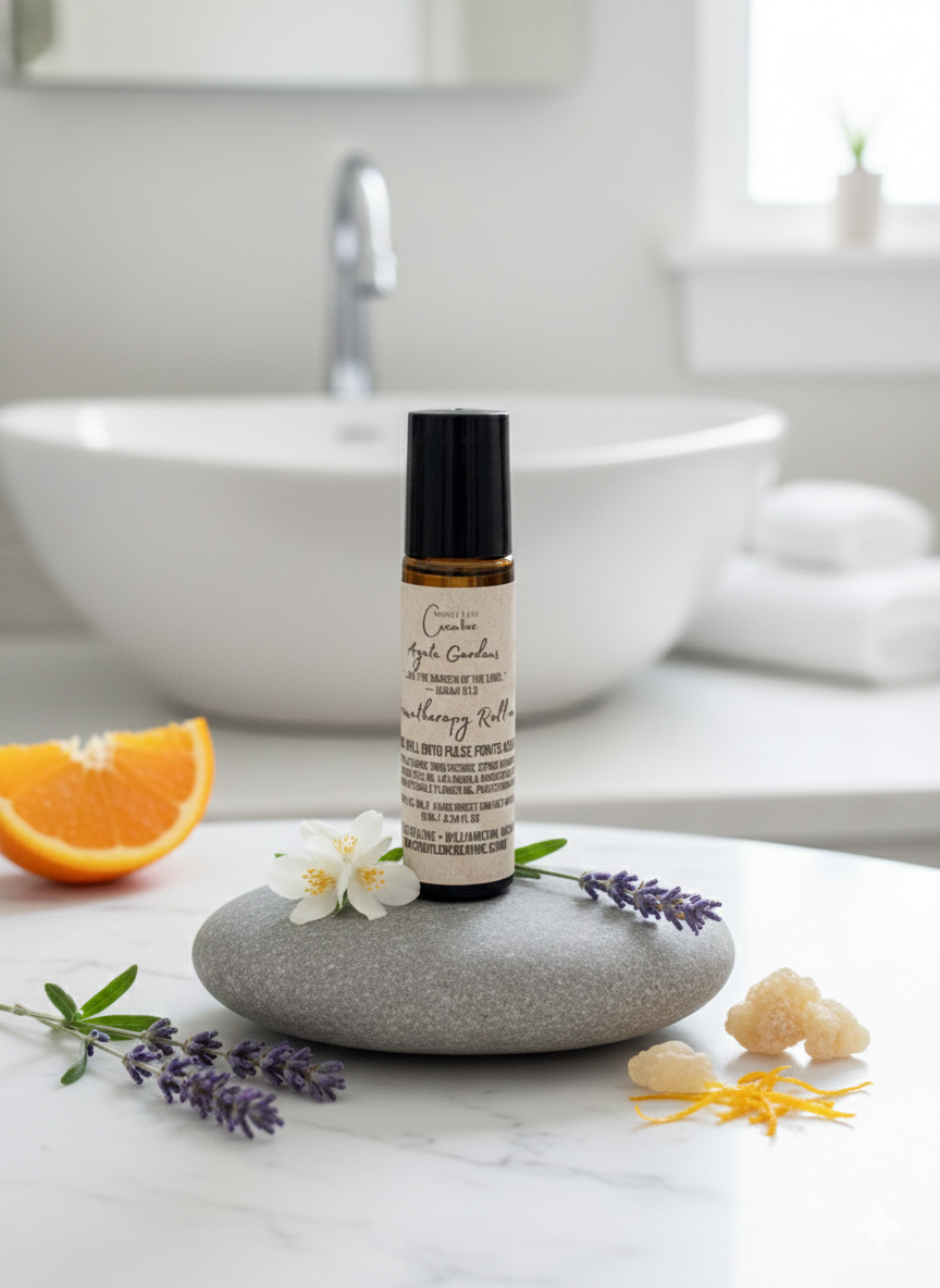 Aromatherapy Roll-On | Essential Oil Blend for Calm, Rest & Presence