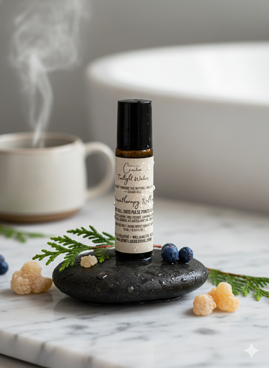 Aromatherapy Roll-On | Essential Oil Blend for Calm, Rest & Presence